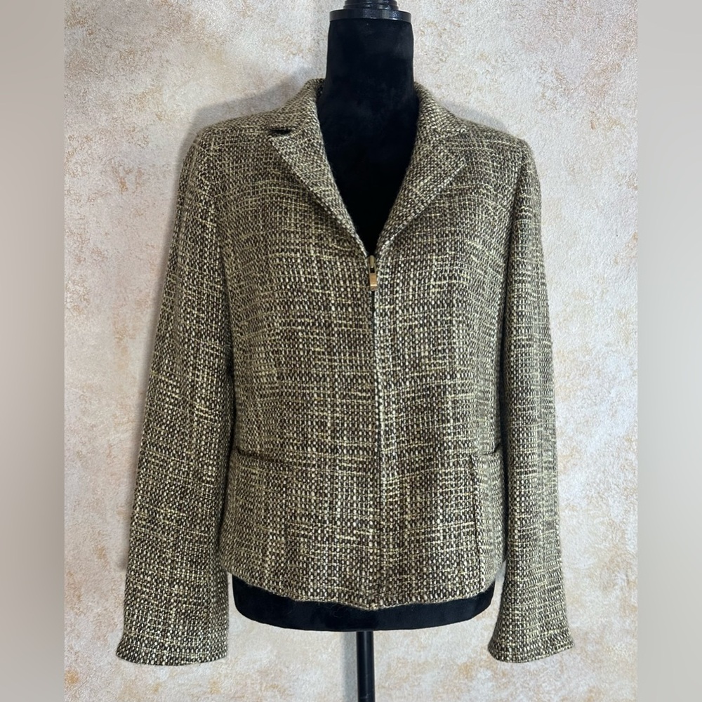 Jones New York Signature tweed jacket